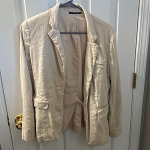 Tahari tan blazer